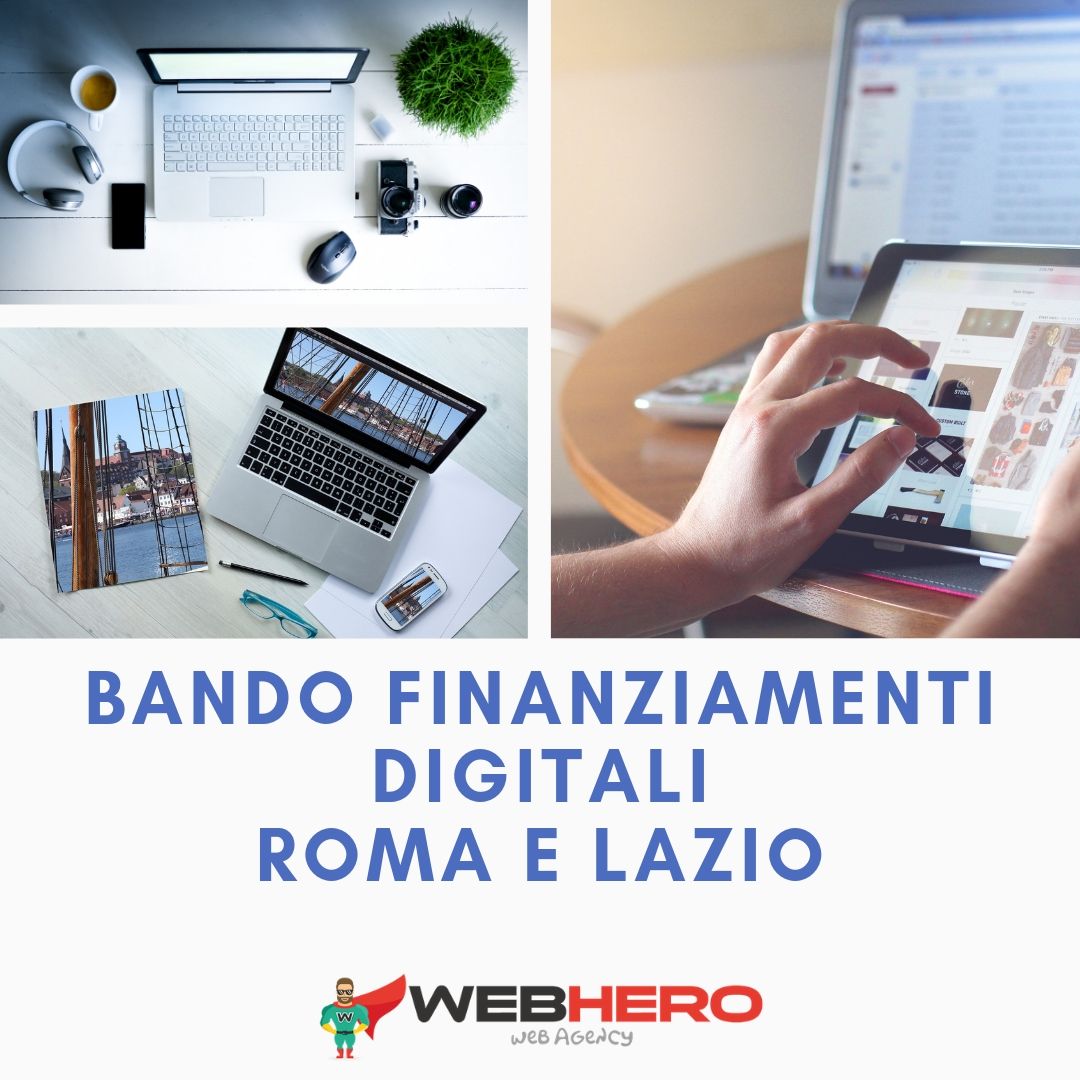 bando finanziamenti digitali Roma e lazio