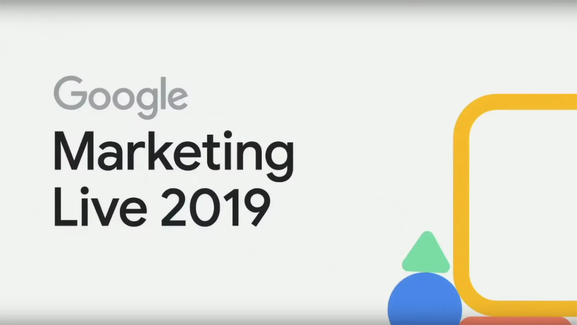 Questa foto descrive: Le novità del Google Marketing Live 2019