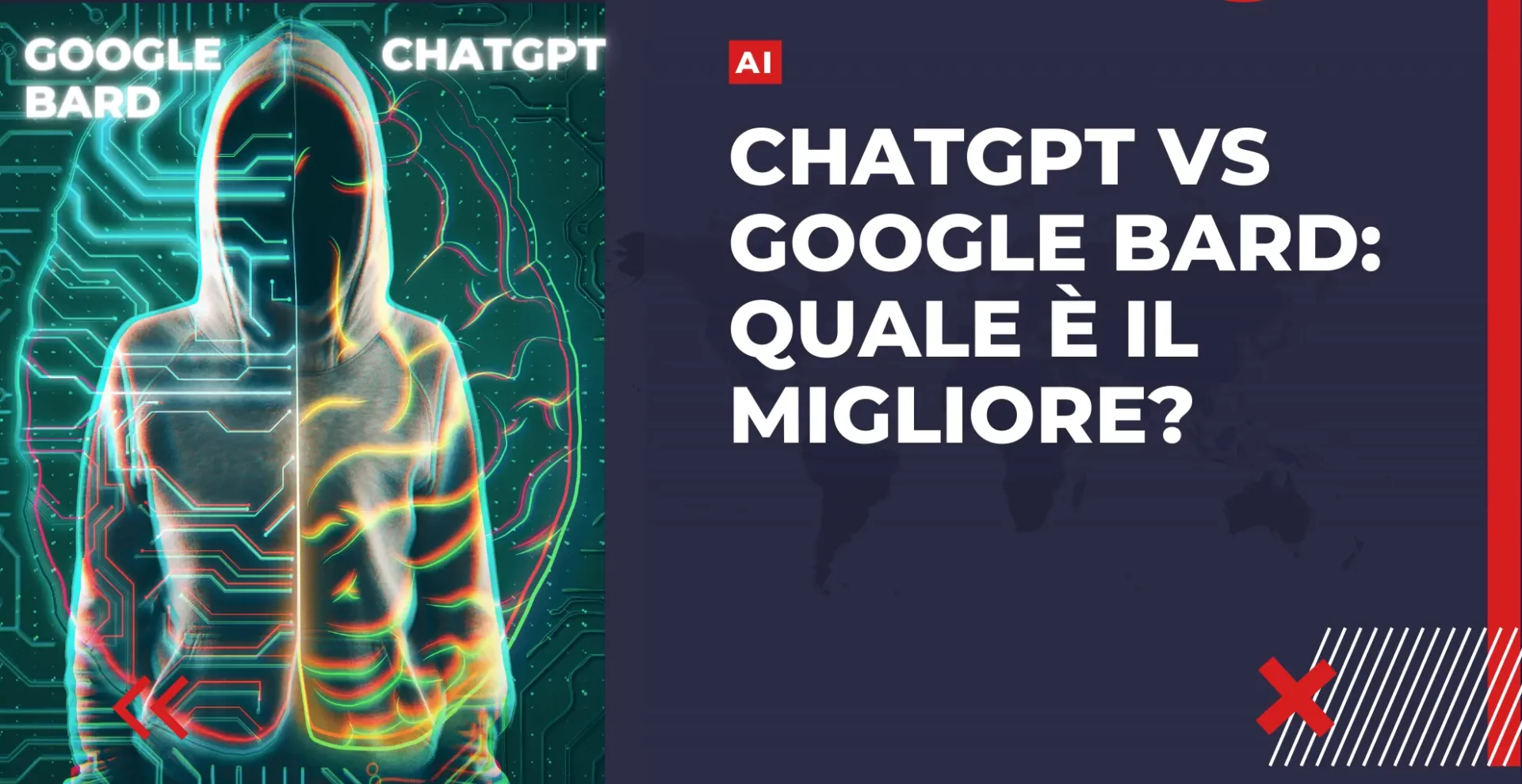Questa foto descrive: ChatGPT vs Google Bard: quale è il migliore?