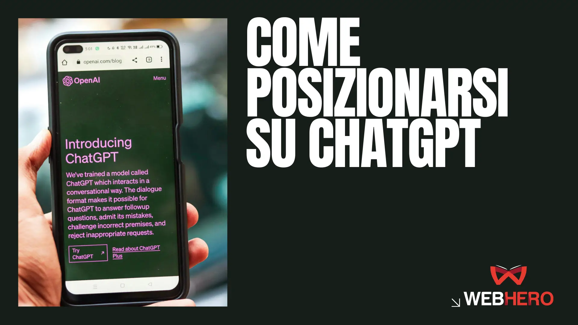 Questa foto descrive: Come posizionarsi su Chatgpt e far apparire il tuo brand o azienda