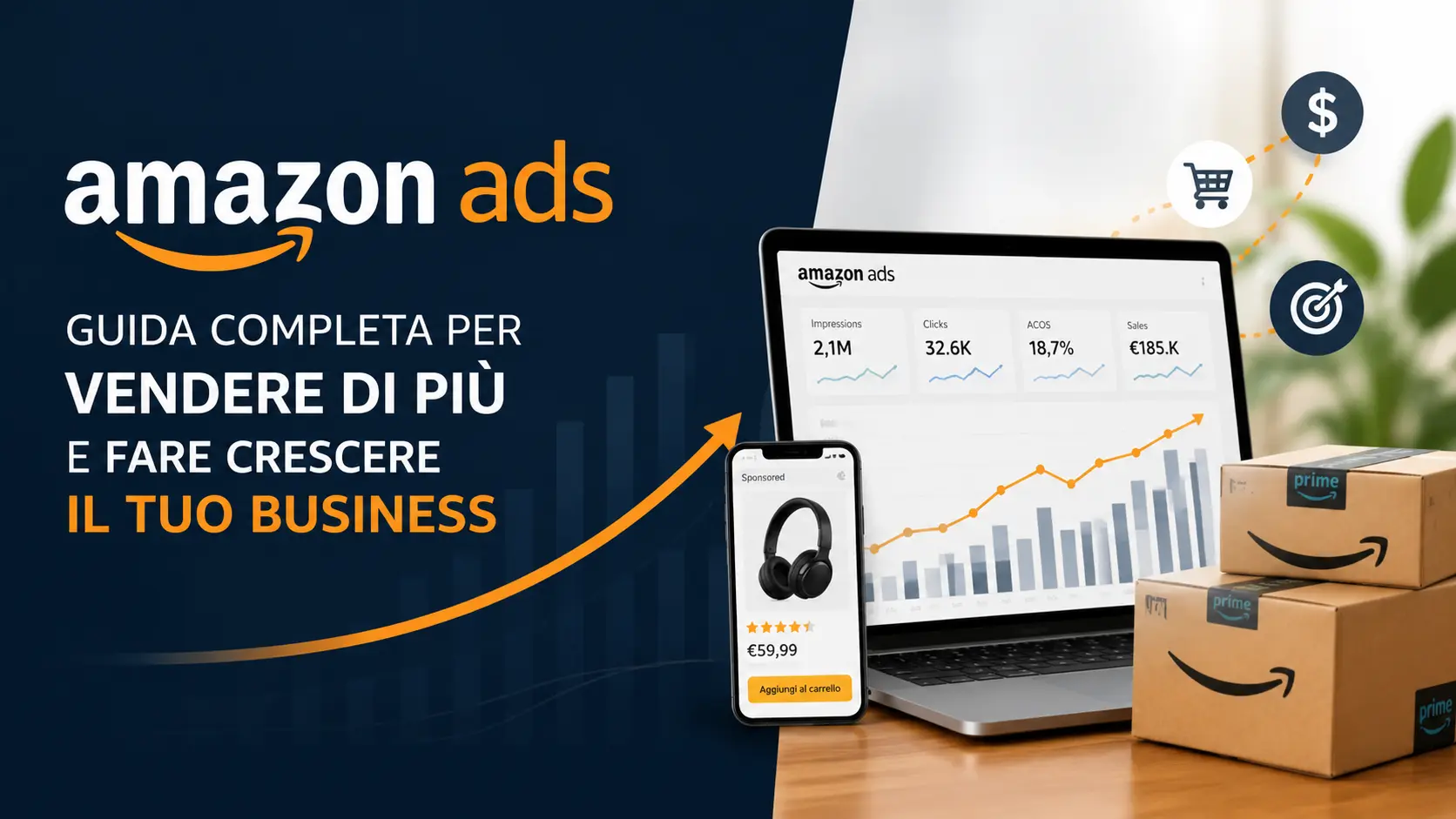Questa foto descrive: Amazon Ads: come fare annunci sponsorizzati che convertono