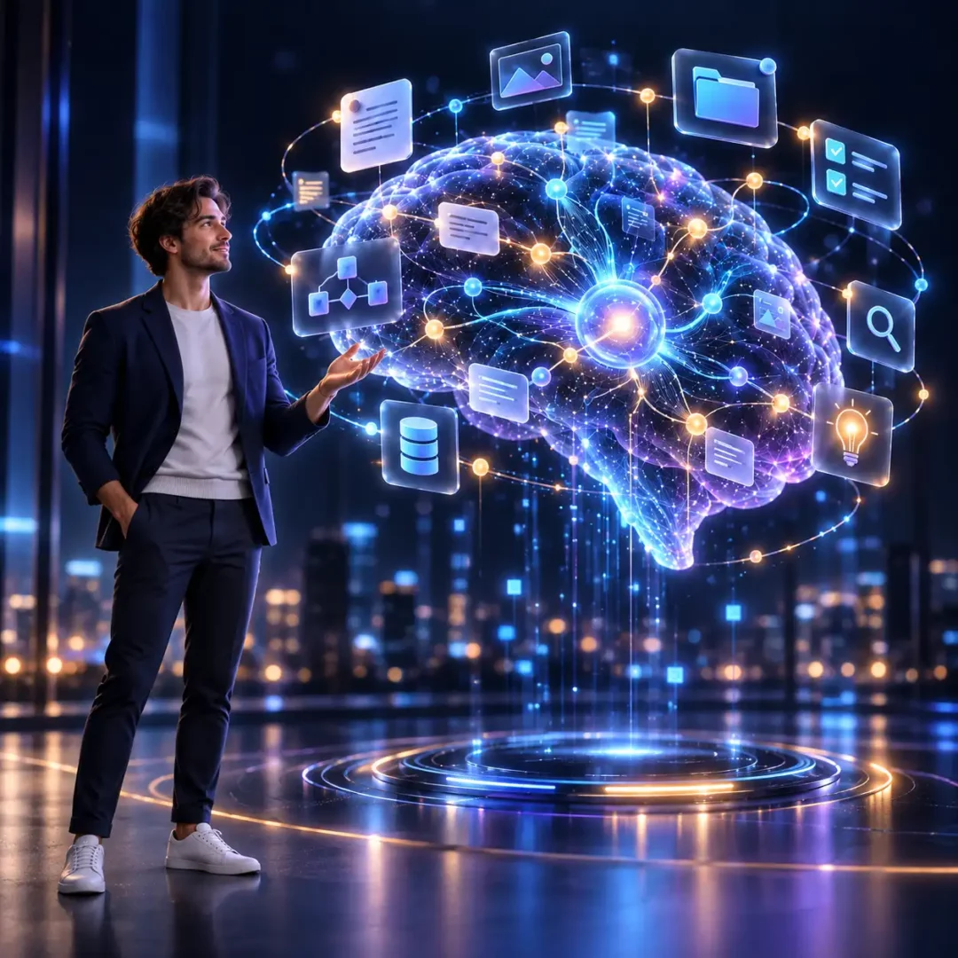 Questa foto descrive: Come creare un second Brain o secondo cervello con l’AI
